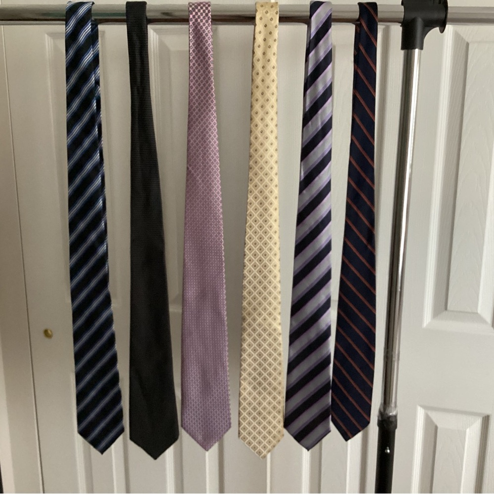 6 mens ties vguc calvin and more